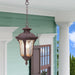 Livex Lighting - 7654-58 - One Light Outdoor Pendant - Oxford - Hand Applied Imperial Bronze