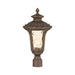 Livex Lighting - 7655-58 - One Light Outdoor Post-Top Lanterm - Oxford - Hand Applied Imperial Bronze