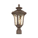 Livex Lighting - 7655-58 - One Light Outdoor Post-Top Lanterm - Oxford - Hand Applied Imperial Bronze