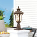 Livex Lighting - 7655-58 - One Light Outdoor Post-Top Lanterm - Oxford - Hand Applied Imperial Bronze