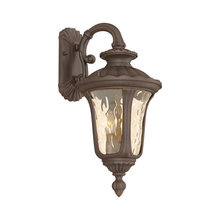 Livex Lighting - 7657-58 - Three Light Outdoor Wall Lantern - Oxford - Hand Applied Imperial Bronze