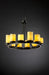 Justice Designs - CNDL-8768-14-AMBR-MBLK - 12 Light Chandelier - CandleAria - Matte Black