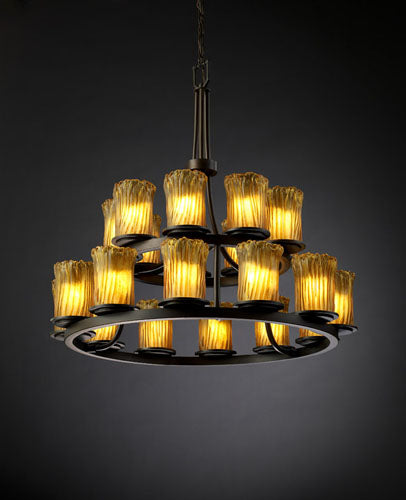 Veneto Luce 21 Light Chandelier Dark Bronze
