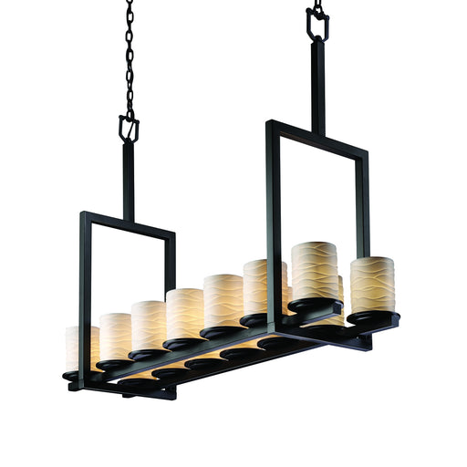 Limoges 14 Light Chandelier Matte Black