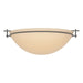 Hubbardton Forge - 124252-SKT-20-SS0050 - Three Light Semi-Flush Mount - Moonband - Natural Iron