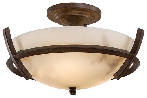 Calavera Three Light Semi Flush Mount Nutmeg