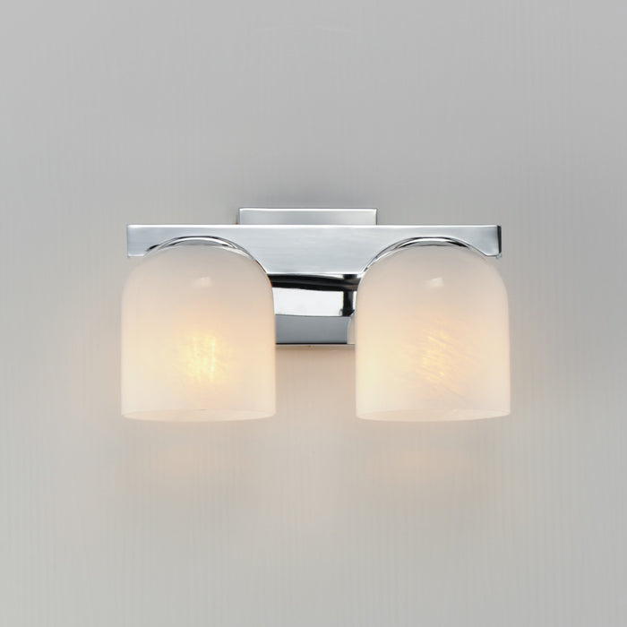 Scoop Two Light Bath Vanity-Bathroom Fixtures-Maxim-Lighting Design Store