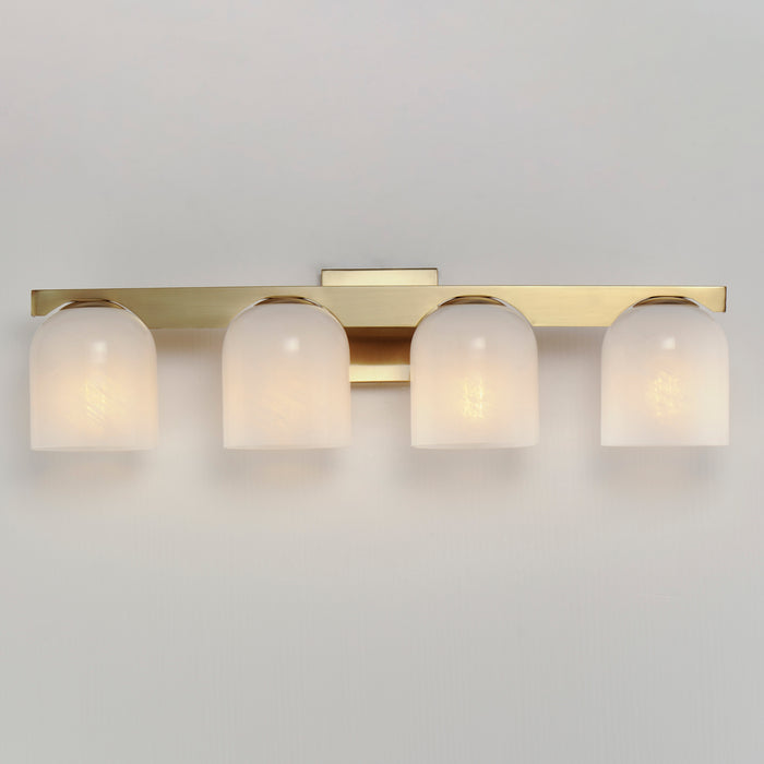 Scoop Four Light Bath Vanity-Bathroom Fixtures-Maxim-Lighting Design Store