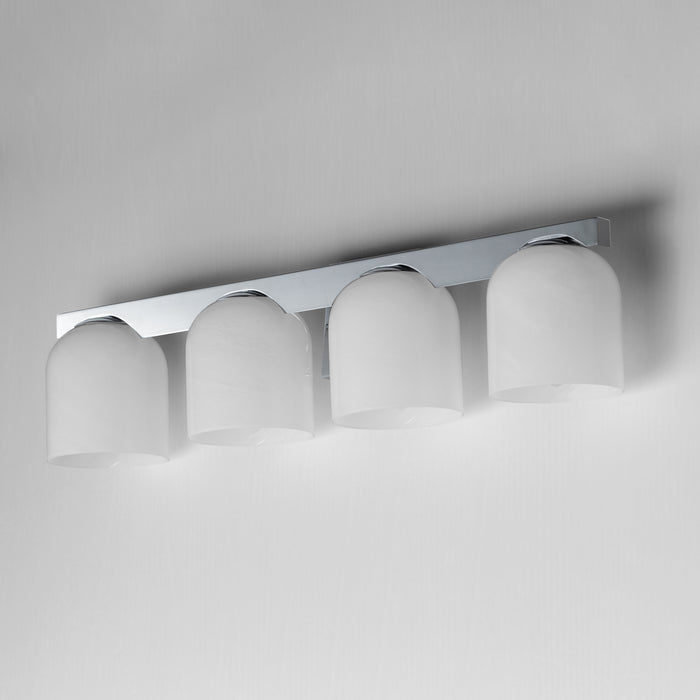 Scoop Four Light Bath Vanity-Bathroom Fixtures-Maxim-Lighting Design Store