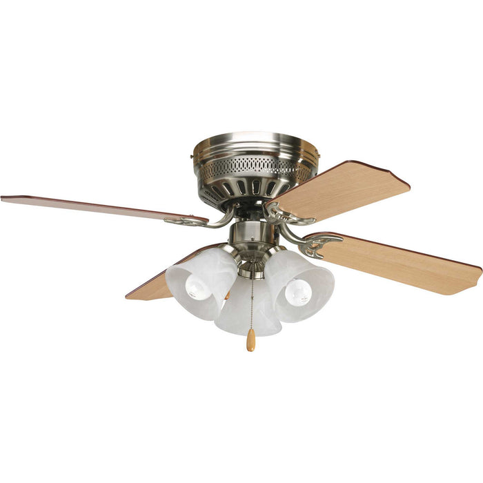 Progress Lighting - P2524-09 - 42 Inch Ceiling Fan - Airpro Hugger - Brushed Nickel
