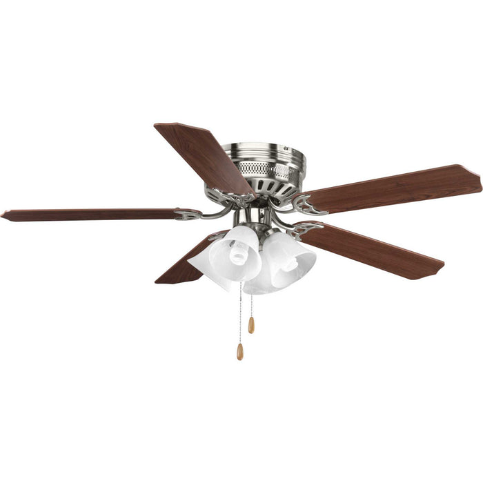 Progress Lighting - P2525-09 - 52" Ceiling Fan - AirPro Hugger - Brushed Nickel