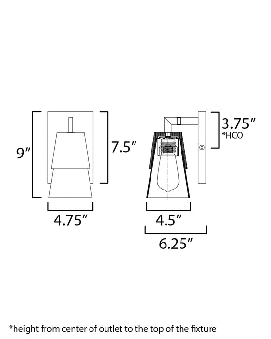 Carpenter One Light Bath Vanity-Sconces-Maxim-Lighting Design Store