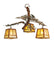 Meyda Tiffany - 52350 - Three Light Chandelier - Pine Branch - Rust