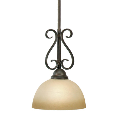 Riverton One Light Mini Pendant Peppercorn