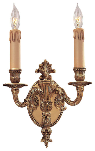 Metropolitan Family Two Light Wall Sconce Renaissance Gold