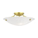Livex Lighting - 4274-02 - Three Light Ceiling Mount - Oasis - Polished Brass