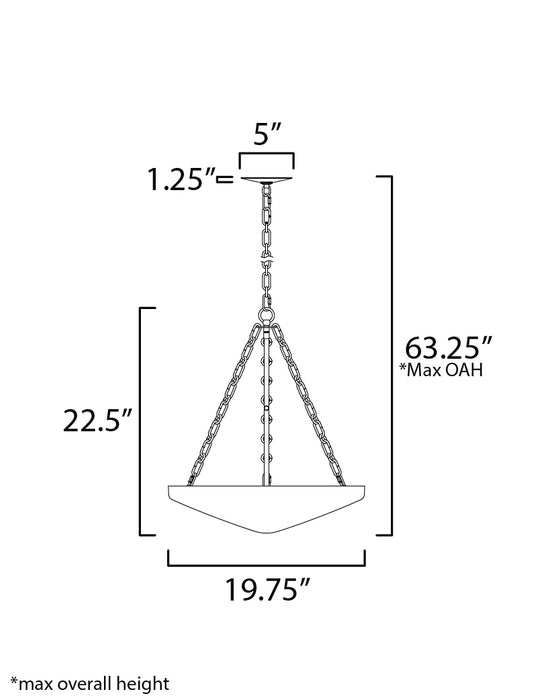 Artemis Four Light Pendant-Pendants-Maxim-Lighting Design Store