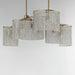 Fontaine Six Light Linear Pendant-Large Chandeliers-Maxim-Lighting Design Store
