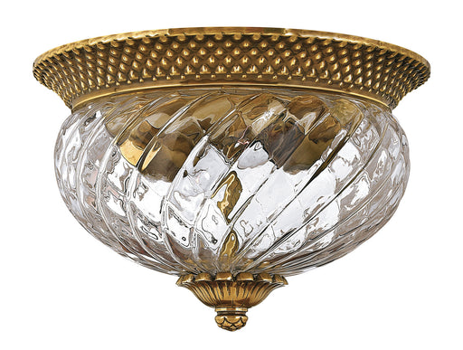 Plantation LED Flush Mount Burnished Brass