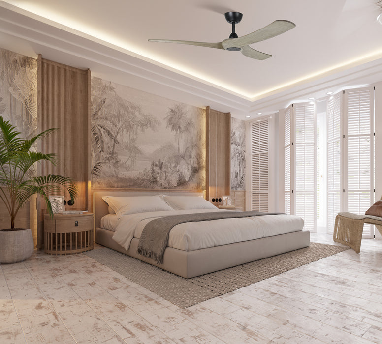 Williwaw 60"Ceiling Fan Matte Black-Fans-Eglo USA-Lighting Design Store