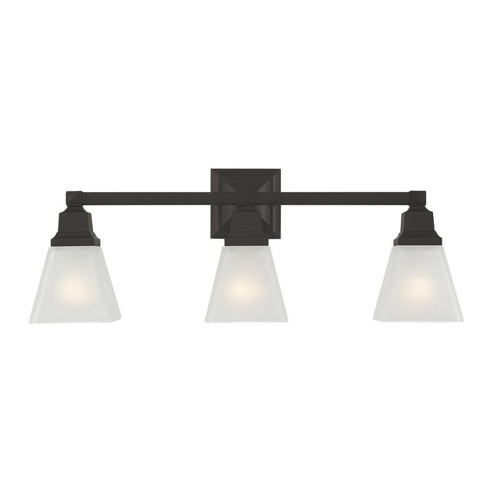 Livex Lighting - 1033-07 - Three Light Bath Vanity - Mission - Bronze