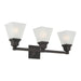 Livex Lighting - 1033-07 - Three Light Bath Vanity - Mission - Bronze