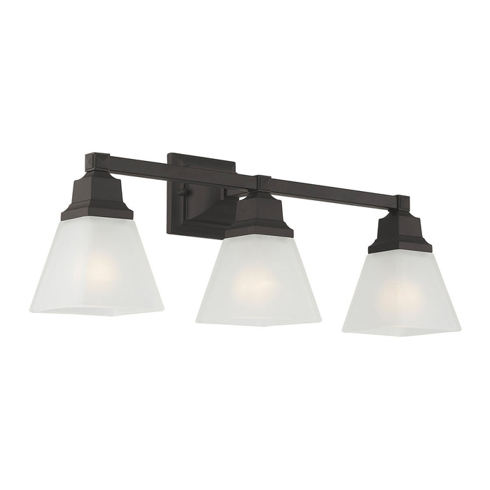 Livex Lighting - 1033-07 - Three Light Bath Vanity - Mission - Bronze