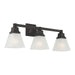 Livex Lighting - 1033-07 - Three Light Bath Vanity - Mission - Bronze