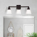Livex Lighting - 1033-07 - Three Light Bath Vanity - Mission - Bronze