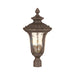 Livex Lighting - 7659-58 - Three Light Post-Top Lanterm - Oxford - Hand Applied Imperial Bronze