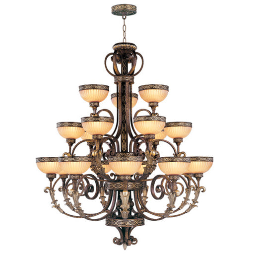 Seville 18 Light Chandelier Palacial Bronze w/ Gildeds