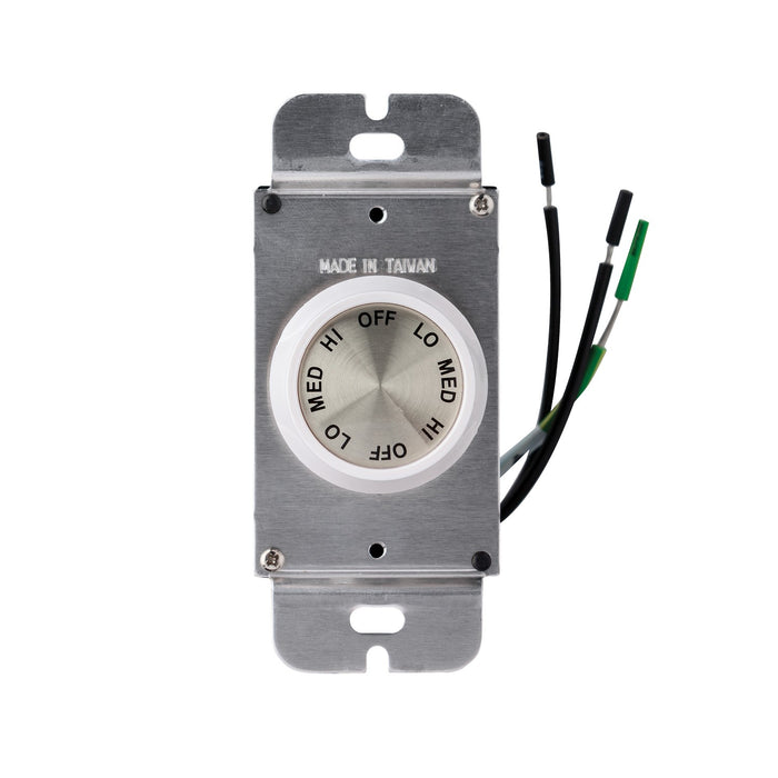 Visual Comfort Fan - ESWC-1 - 3 Speed Rotary Wall Control - Universal - White