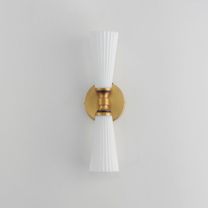 Krevat Two Light Wall Sconce-Sconces-Maxim-Lighting Design Store