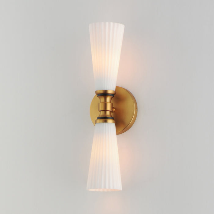 Krevat Two Light Wall Sconce-Sconces-Maxim-Lighting Design Store