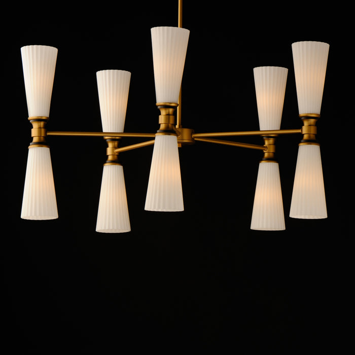 Krevat Ten Light Chandelier-Mid. Chandeliers-Maxim-Lighting Design Store