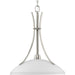 Progress Lighting - P5112-09 - One Light Pendant - Wisten - Brushed Nickel