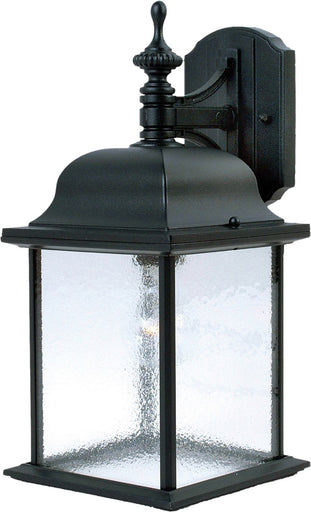 Senator One Light Outdoor Wall Lantern Black