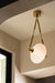 Solara LED Pendant Vintage Polished Brass-Pendants-Corbett Lighting-Lighting Design Store