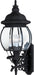 Maxim - 1037BK - Four Light Outdoor Wall Lantern - Crown Hill - Black
