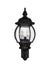 Maxim - 1037BK - Four Light Outdoor Wall Lantern - Crown Hill - Black