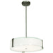 Access - 50123-BS/OPL - Three Light Pendant - Tara - Brushed Steel