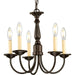 Progress Lighting - P4009-20 - Five Light Chandelier - Five Light - Antique Bronze