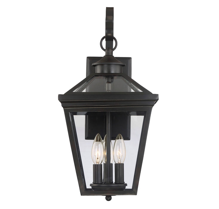 Savoy House - 5-141-13 - Three Light Wall Lantern - Ellijay - English Bronze