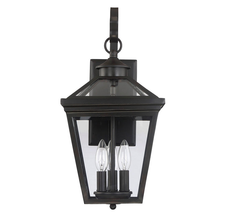Savoy House - 5-141-13 - Three Light Wall Lantern - Ellijay - English Bronze