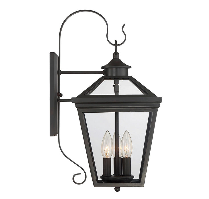 Savoy House - 5-141-13 - Three Light Wall Lantern - Ellijay - English Bronze