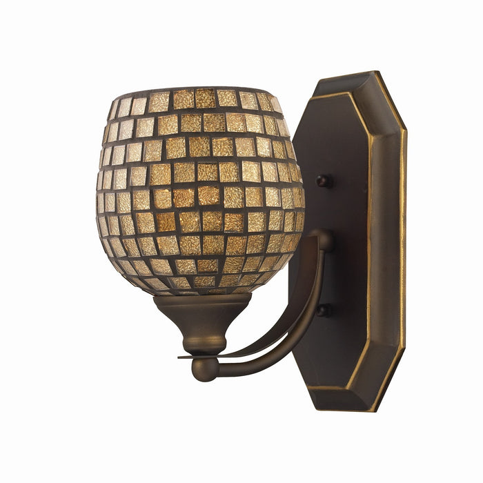 ELK Home - 570-1B-GLD - One Light Vanity Lamp - Mix-N-Match - Aged Bronze