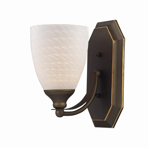 ELK Home - 570-1B-WS - One Light Vanity Lamp - Mix-N-Match - Aged Bronze