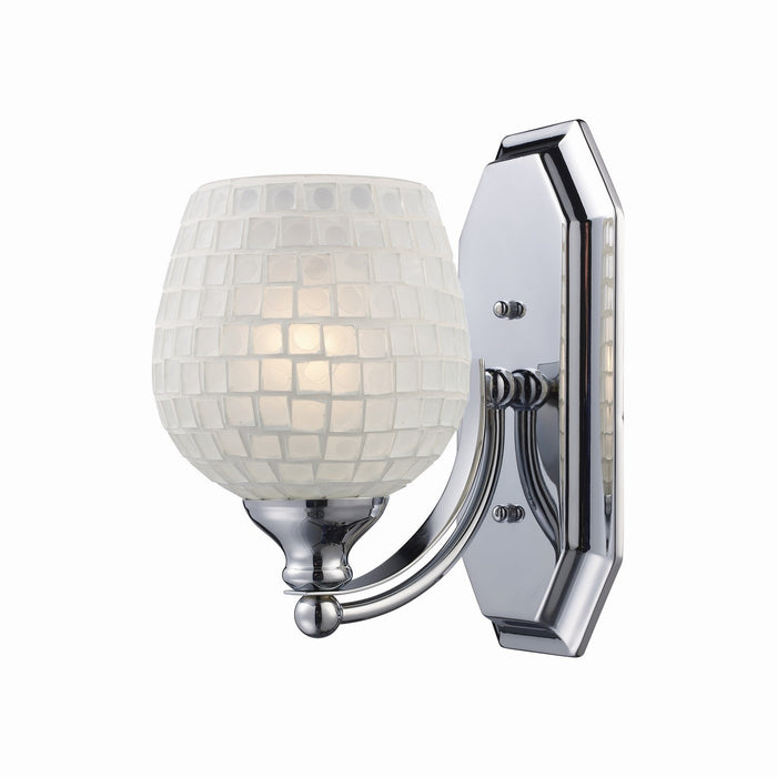 ELK Home - 570-1C-WHT - One Light Vanity Lamp - Mix-N-Match - Polished Chrome