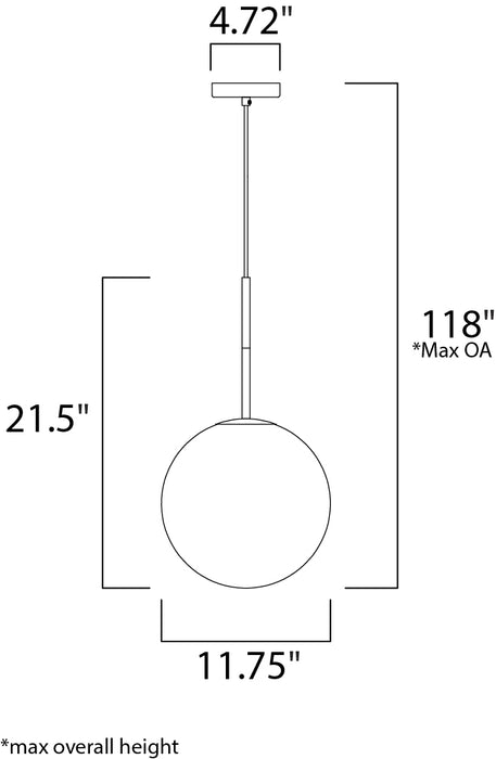 Vesper Pendant-Pendants-Maxim-Lighting Design Store