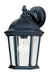 Maxim - 1024BK - One Light Outdoor Wall Lantern - Builder Cast - Black